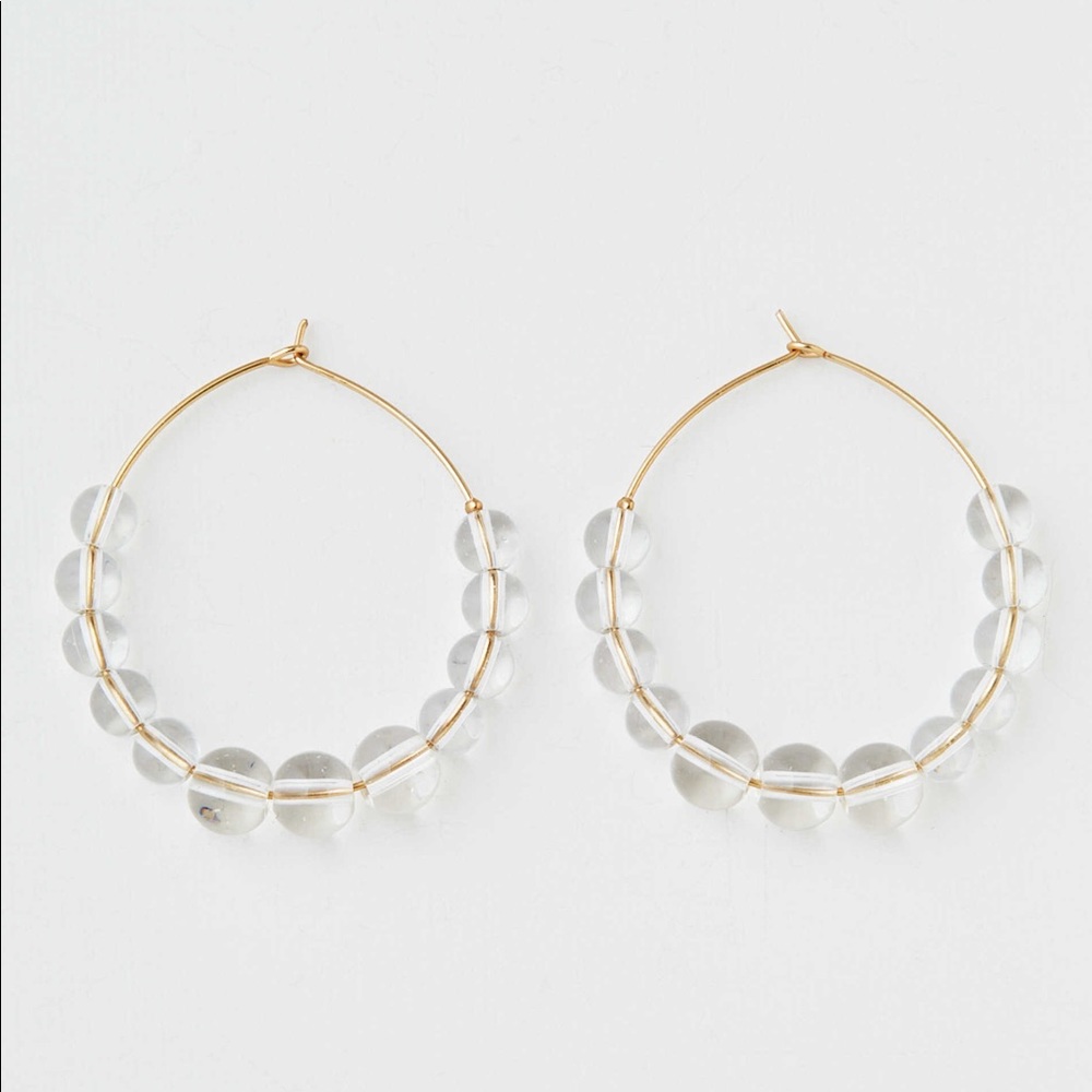 AE Clear Beaded Earring